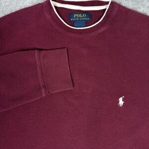 Polo by Ralph Lauren Burgundy Long Sleeve Shirt